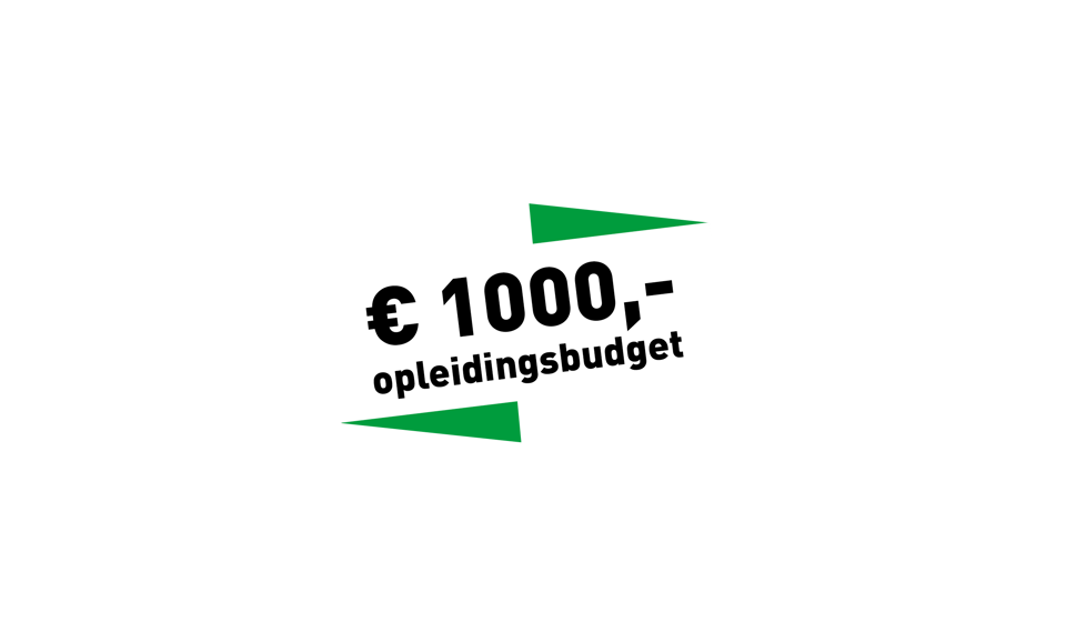 105X297mm Opleiding Waardecheque